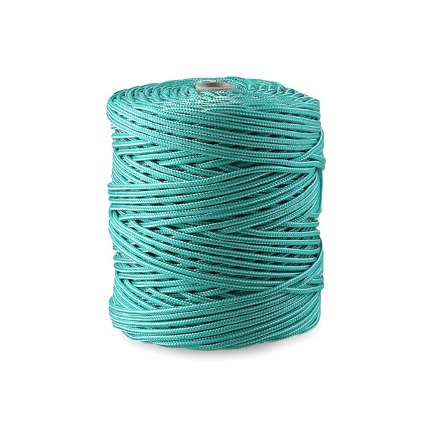 Cordon pp.trenzado 4,5mm.200m. verde