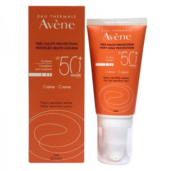 Avene Solar Crema Pieles Sensibles Secas Acabado