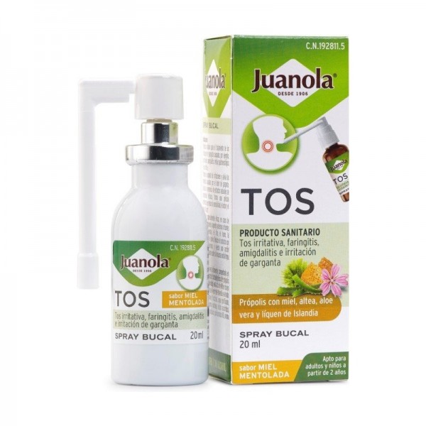 Juanola Tos Spray Bucal Miel 20 ml