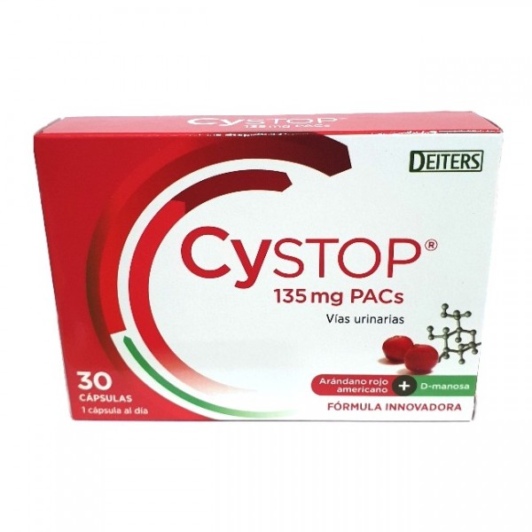 Cystop 135mg Pacs 30 Capsulas