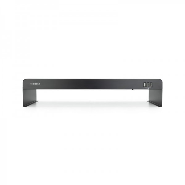 Tooq soporte elevador monitor/portátil 3xusb negro