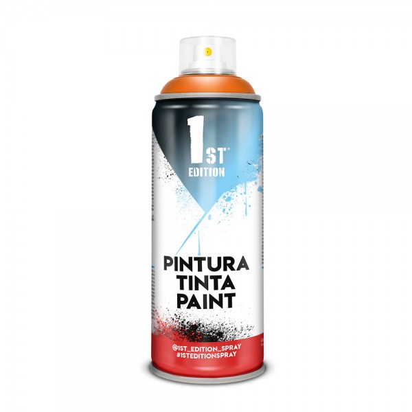 Pintura alquídica spray 520 cc ref 645 naranja peligro mate 300 ml (pack 2 unidades)