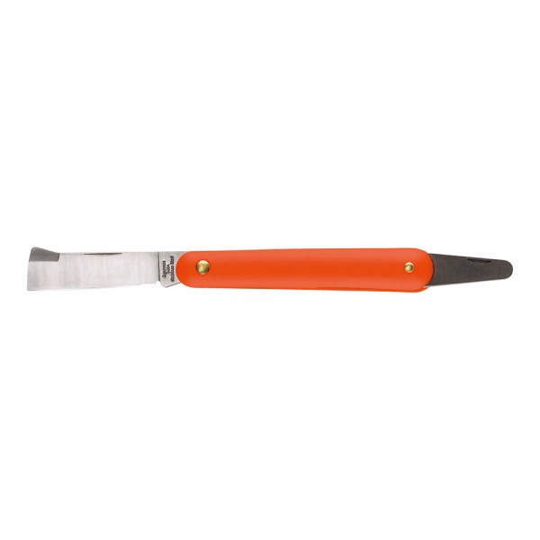 Navaja de injertar 55 mm, mango de plástico, con levanta corteza