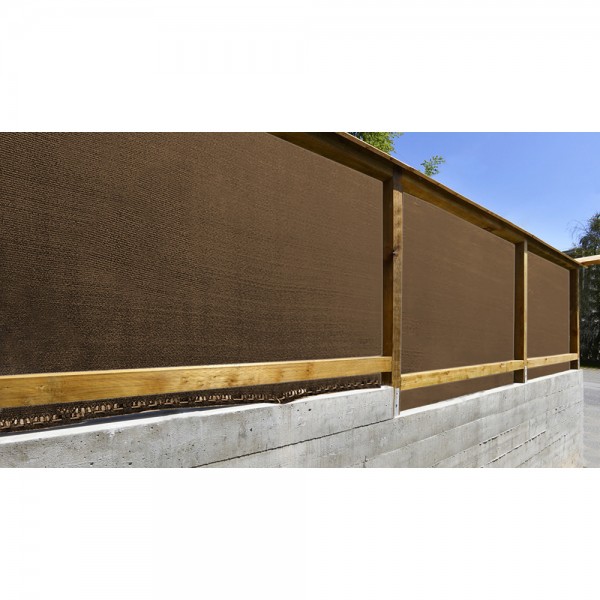 Malla de ocultacion premium marrón 2 x 5 m