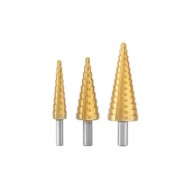 Broca escalonada 4-12/4-20/6-30 3pc