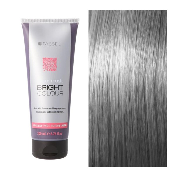 Eurostil bright colour mascarilla capilar color gris 1un