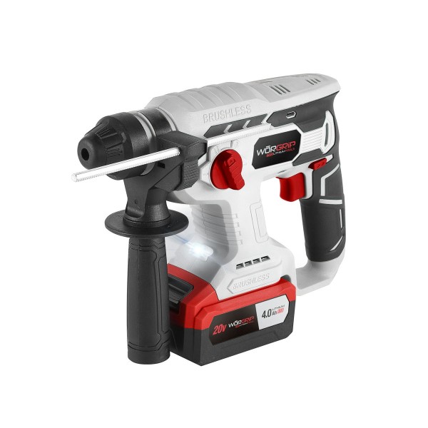 Martillo perf.worgrip 20v.bat.4.0ah brus