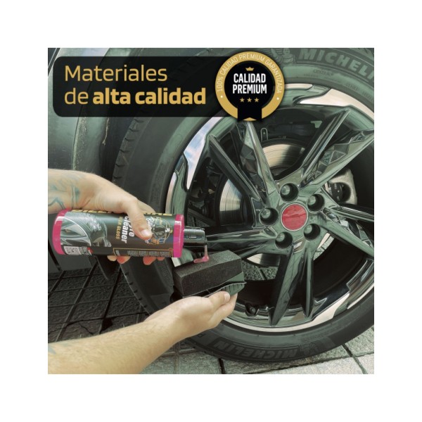 Aplicador para Neumáticos Billionaire Esponja de Espuma con Estuche Incorporado para Ruedas