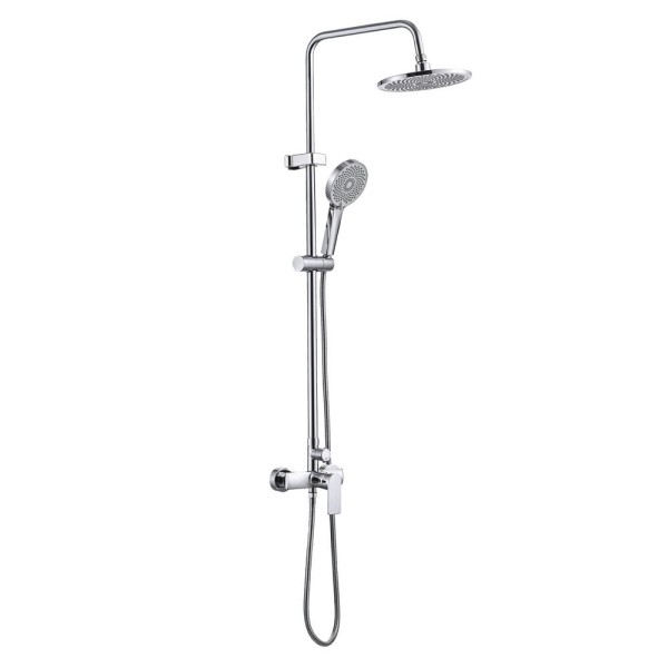 Barra baño coral cromo monom.roc.redon