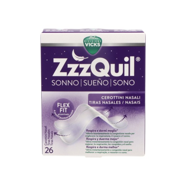 Zzzquil Sueño 26 Tiras Nasales