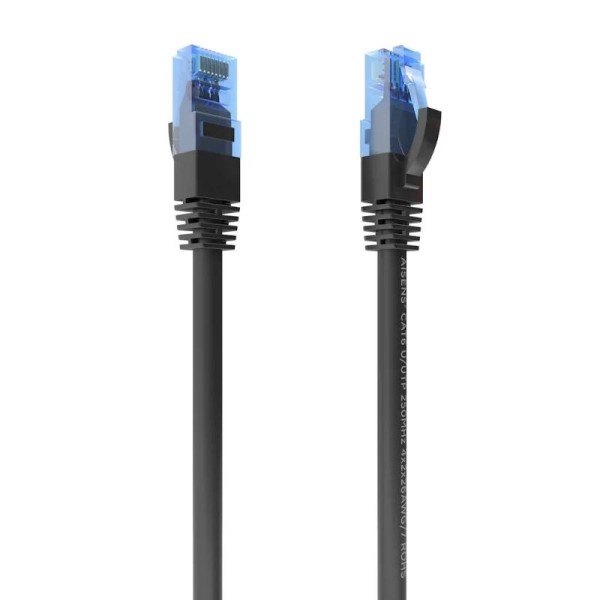 Aisens cable rj45 cat.6 utp awg26 cca negro 5.0m