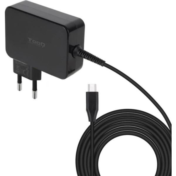 Tooq cargador portátil gan usb-c pd 100w negro