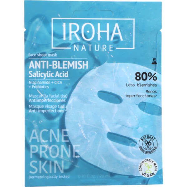 Iroha Nature Mascarilla Facial Antiimperfecciones 1 Ud 20 ml