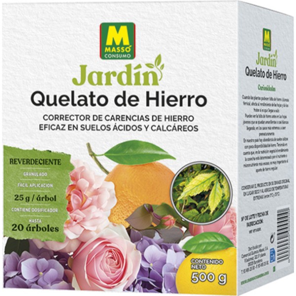 Quelato de hierro, 500 g