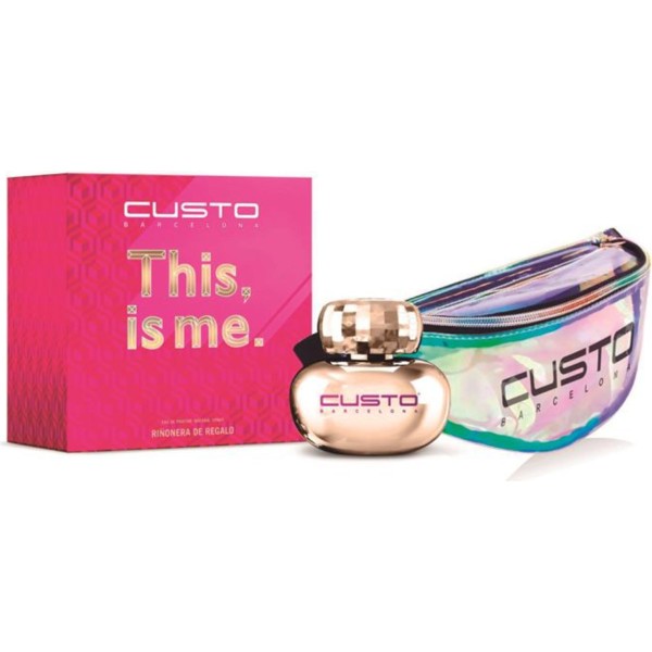 Custo this is me eau de parfum 100ml vaporizador + riñonera 1u