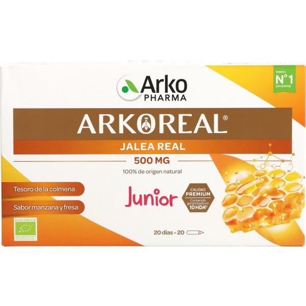 Arkoreal Jalea Real Junior 500 Mg 20 Ampollas 15 ml