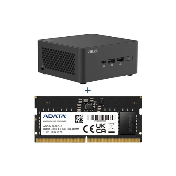 Asus nuc 15 pro rnuc15crhi300002 core 3-100u+8gb