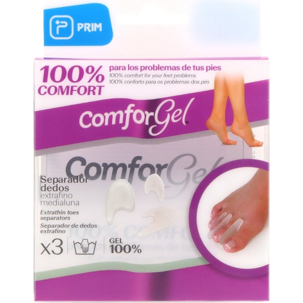 Separadedos Comforgel Media Luna Extrafino 3 Uni