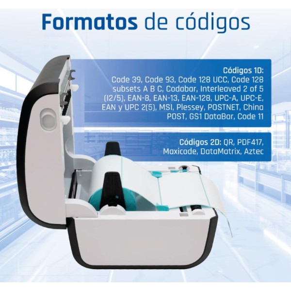 Iggual impresora etiquetas envíos 4x6 usb+bluetoot