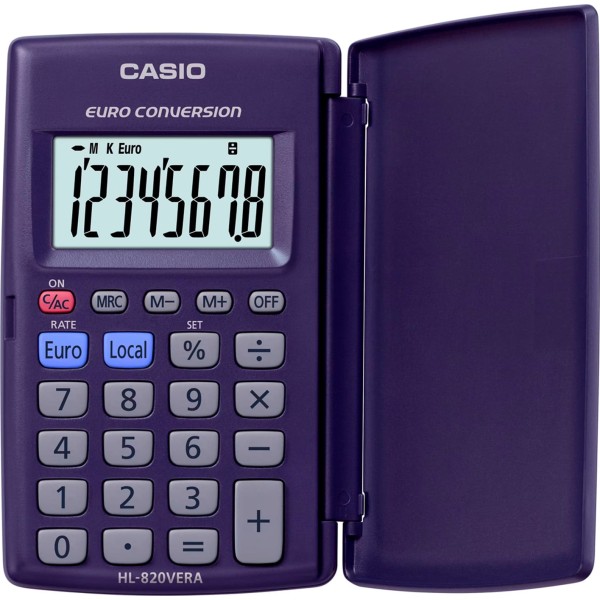Casio hl-820vera azul / calculadora básica